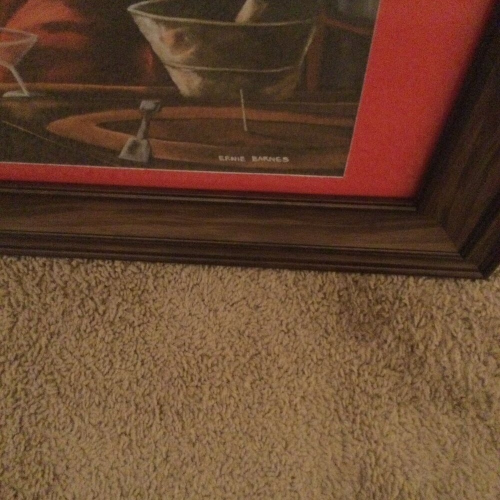 Late night dj wall art the print is 16x20 and the frame 18x24 - Picture 2 of 5